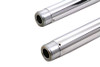 V-Twin - 24-0055 - Chrome Fork Tube Set 2 inch Over Stock