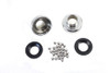 V-Twin - 24-0093 - Chrome Complete Neck Cup Kit - Fits 1939-1957 Harley-Davidson G, 1939-1952 WL