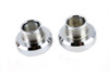 V-Twin - 24-0119 - Chrome Fork Neck Cup Set with Races - Fits 1971-1984 Harley-Davidson FX, 1949-1984 FLH, 1984-1987 FXST
