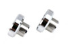 V-Twin - 24-0119 - Chrome Fork Neck Cup Set with Races