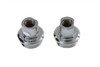 V-Twin - 24-0144 - Chrome Inner Fork Tube Plug Set - Fits 1949-1976 Harley-Davidson FL