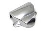 V-Twin - 24-0281 - Handlebar Clamp Polished Cowl Cover - Fits 1960-1979 Harley-Davidson FL
