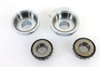 V-Twin - 24-0308 - Mega Neck Cup Set Zinc Plated - Fits 1949-1984 Harley-Davidson FL