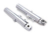 V-Twin - 24-0396 - Chrome 41mm Lower Fork Slider Set - Fits 2000-2013 Harley-Davidson FLHR, FLHX, FLHT, FLHTC, FLTR
