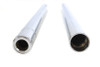 V-Twin - 24-0408 - Chrome 41mm Fork Tube Set 24-7/8 inch Total Length - Fits 1980-1983 Harley-Davidson FLHT, 1977-1984 FL (Late 1977), 1980-1983 FLT