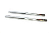 V-Twin - 24-0408 - Chrome 41mm Fork Tube Set 24-7/8 inch Total Length - Fits 1980-1983 Harley-Davidson FLHT, 1977-1984 FL (Late 1977), 1980-1983 FLT