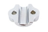 V-Twin - 24-0504 - Chrome Fork Slider Axle Cap Left Side - Fits 1975-1983 Harley-Davidson FX, XL