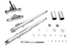 V-Twin - 24-0520 - 41mm Fork Assembly with Polished Sliders Single Disc - Fits 1972-1984 Harley-Davidson FL