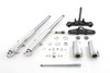 V-Twin - 24-0756 - 41mm Chrome Fork Assembly with Polished Sliders - Fits 1960-1966 Harley-Davidson FL