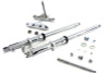 V-Twin - 24-0761 - 41mm Wide Glide Fork Assembly with Chrome Sliders