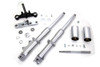 V-Twin - 24-0765 - 41mm Fork Assembly with Polished Sliders