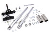 V-Twin - 24-0790 - 41mm Adjustable Fork Tube Assembly with Polished Sliders - Fits 1972-1984 Harley-Davidson FL