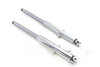 V-Twin - 24-0791 - 41mm Hard Chrome Fork Slider Assembly with Polished Sliders - Fits 1949-1968 Harley-Davidson FL