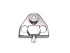V-Twin - 24-1063 - Street Slammer Handlebar Riser Cover - Fits 2003-2013 Harley-Davidson FLHR