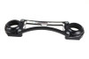 V-Twin - 24-1407 - 41mm Black Front Fork Brace - Fits 1999-2005 Harley-Davidson FXDWG, 2000-2013 FXST