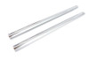 V-Twin - 24-1436 - Hard Chrome 49mm Fork Tube Set +6 Over Stock - Fits 2006-2017 Harley-Davidson FXD, FXDWG