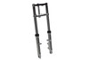 V-Twin - 24-1534 - Fork Assembly with Chrome Sliders 4 inch Over Stock - Fits 1984-1999 Harley-Davidson FXST