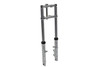 V-Twin - 24-1545 - Fork Assembly with Chrome Sliders 12 inch Over Stock - Fits 1984-1999 Harley-Davidson FXST