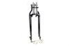 V-Twin - 24-1573 - 24 inch Spring Fork Kit Offset Black - Fits 1970-1984 Harley-Davidson FX, 1941-1984 FL, 1986-2017 FXST, FLST, 1936-1952 EL