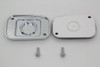 V-Twin - 24-1764 - Handlebar Master Cylinder Cover Chrome - Fits 2015-2017 Harley-Davidson FLST, FXST