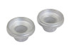 V-Twin - 24-1780 - Cadmium Spring Fork Neck Cup Set - Fits 1936-1948 Harley-Davidson EL, 1941-1948 FL