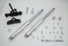 V-Twin - 24-1866 - 41mm Adjustable Fork Assembly with Polished Sliders - Fits 1969-1971 Harley-Davidson FL
