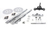 V-Twin - 24-2120 - Fork Assembly with Chrome Sliders - Fits 1986-1999 Harley-Davidson FLST
