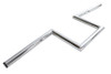 V-Twin - 25-0028 - 8 inch Riser 'T' Handlebar Chrome