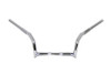 V-Twin - 25-0143 - 10 inch Z-Bar Handlebar without Indents Chrome
