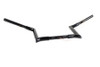 V-Twin - 25-1203 - 10 inch Black Z-Bar Handlebar with Indents