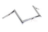 V-Twin - 25-1204 - 12 inch Chrome Z-Bar Handlebar with Indents