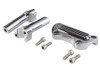 V-Twin - 25-2116 - 4-1/4 inch Straight Riser Kit Chrome - Fits 1984-2006 Harley-Davidson FXST, 1980-1984 FX
