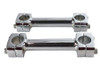 V-Twin - 25-2159 - 5 inch Dog Bone Riser Set Chrome