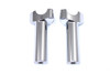 V-Twin - 25-2189 - 4-1/2 inch Buffalo Riser Set Chrome