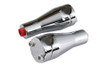 V-Twin - 25-2202 - 4 inch Glide Riser Set Chrome