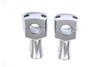 V-Twin - 25-2207 - Chrome 3 inch Domed Riser