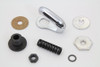 V-Twin - 2584-7 - Chrome Steering Upper Damper Kit