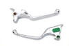 V-Twin - 26-0000 - Chrome Smooth Wide Hand Lever Set - Fits 2015-2022 Harley-Davidson FLSTN, FLSTC, FLSTF, FXSB