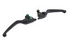 V-Twin - 26-0001 - Matte Black Smooth Wide Hand Lever Set - Fits 2015-2022 Harley-Davidson FLSTN, 2017-2022 FXSB, 2015-2022 FLSTC, FLSTF