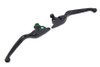 V-Twin - 26-0003 - Matte Black 3-Slot Wide Hand Lever Set