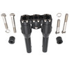 V-Twin - 26-0042 - Wyatt Gatling 8 inch Baron Style Riser Set Black