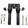 V-Twin - 26-0042 - Wyatt Gatling 8 inch Baron Style Riser Set Black