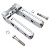 V-Twin - 26-0047 - Wyatt Gatling 8 inch Pirate Style Riser Set Chrome