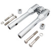 V-Twin - 26-0059 - Wyatt Gatling 10 inch Baron Style Riser Set Chrome