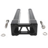 V-Twin - 26-0064 - Wyatt Gatling 12 inch Pirate Style Riser Set Black