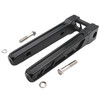 V-Twin - 26-0064 - Wyatt Gatling 12 inch Pirate Style Riser Set Black