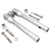 V-Twin - 26-0067 - Wyatt Gatling 12 inch Baron Style Riser Set Chrome