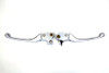 V-Twin - 26-0115 - Chrome Adjustable Hand Lever Set - Fits 1996-2012 Harley-Davidson FXST, FLST, FLT