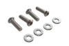 V-Twin - 26-0400 - Clutch Lever Clamp Screw Kit Chrome - Fits 1982-1994 Harley-Davidson FXR, 1984-1995 FXST, 1982-1984 FX, FL, 1986-1995 FLST, 1982-1995 XL, 1991-1995 FXD