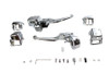 V-Twin - 26-0406 - Handlebar Control Kit Chrome - Fits 1996-2006 Harley-Davidson FLHT, 1996-2004 FLT